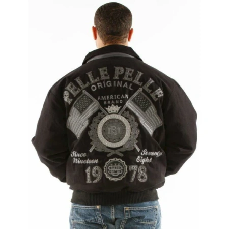 PELLE PELLE AMERICAN BLACK JACKET view 2