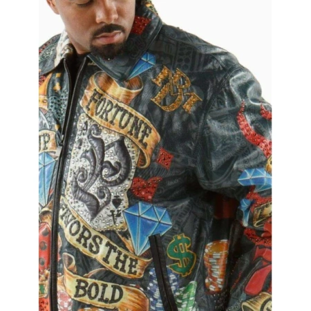 PELLE PELLE FORTUNE BLACK LEATHER JACKET view 3