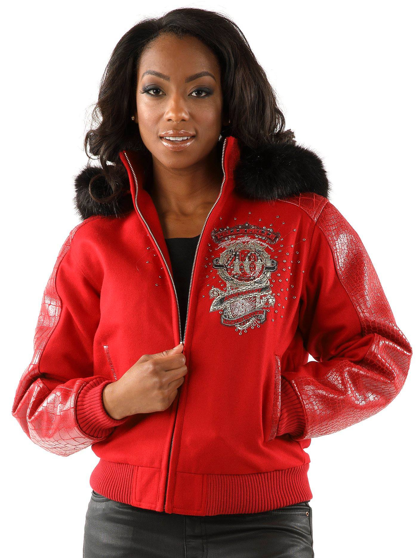 Pelle Pelle Red 40th Anniversary Wool Jacket