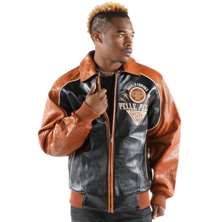 Pelle Pelle MB World Famous Brown Jacket view 2