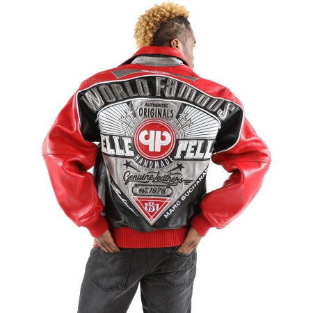 Red Pelle Pelle World Famous Leather Jacket