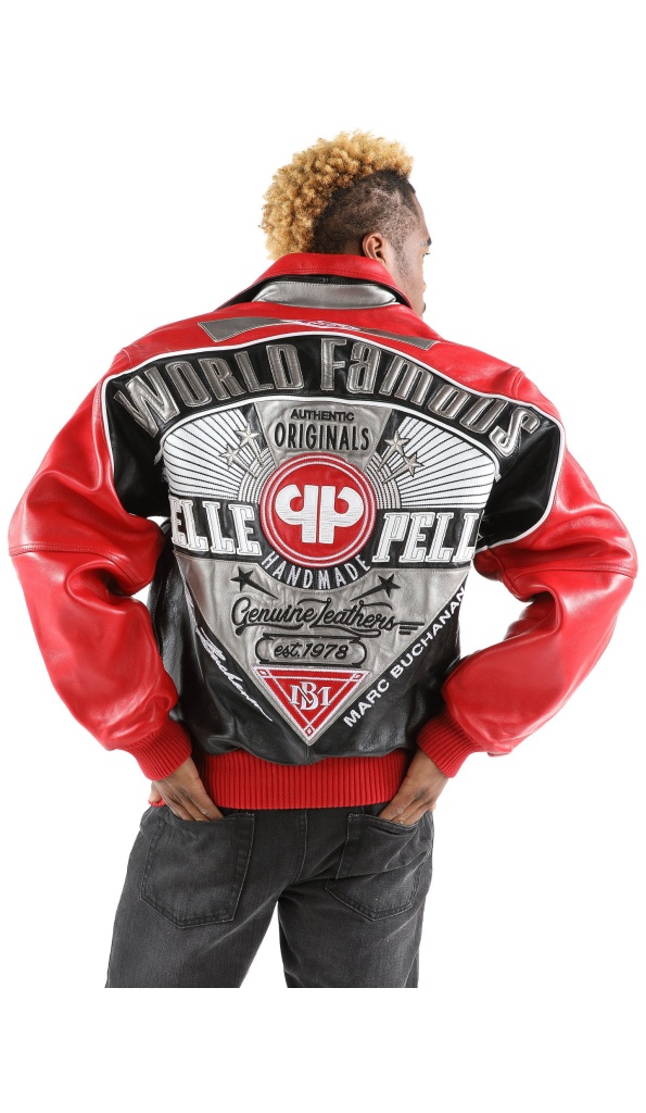 Red Pelle Pelle World Famous Leather Jacket