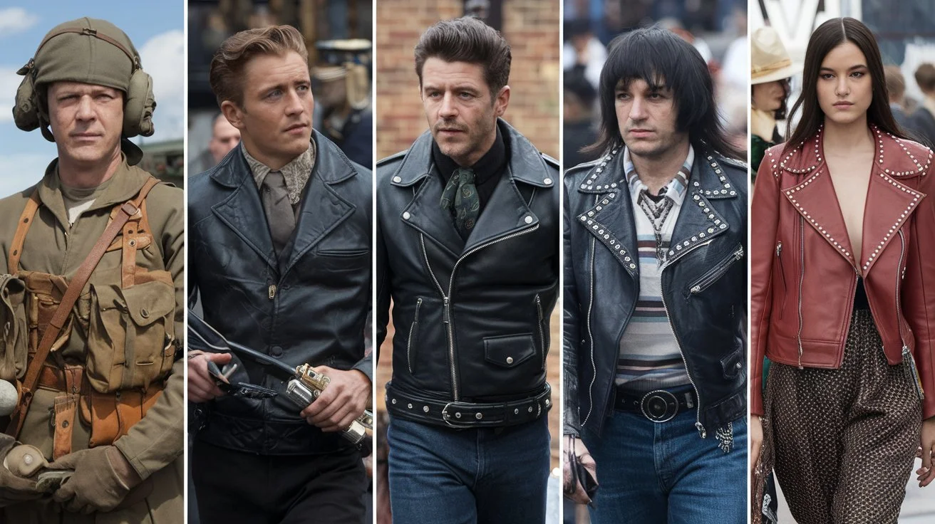leather jackets through the history