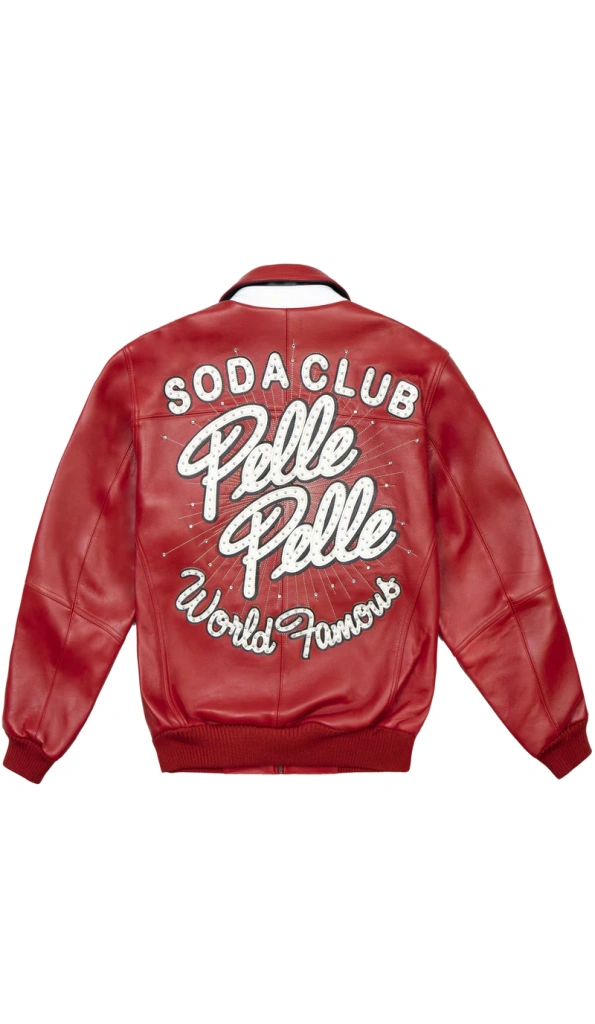 Pelle Pelle Red Soda Club Studs Jacket | Leather Jacket