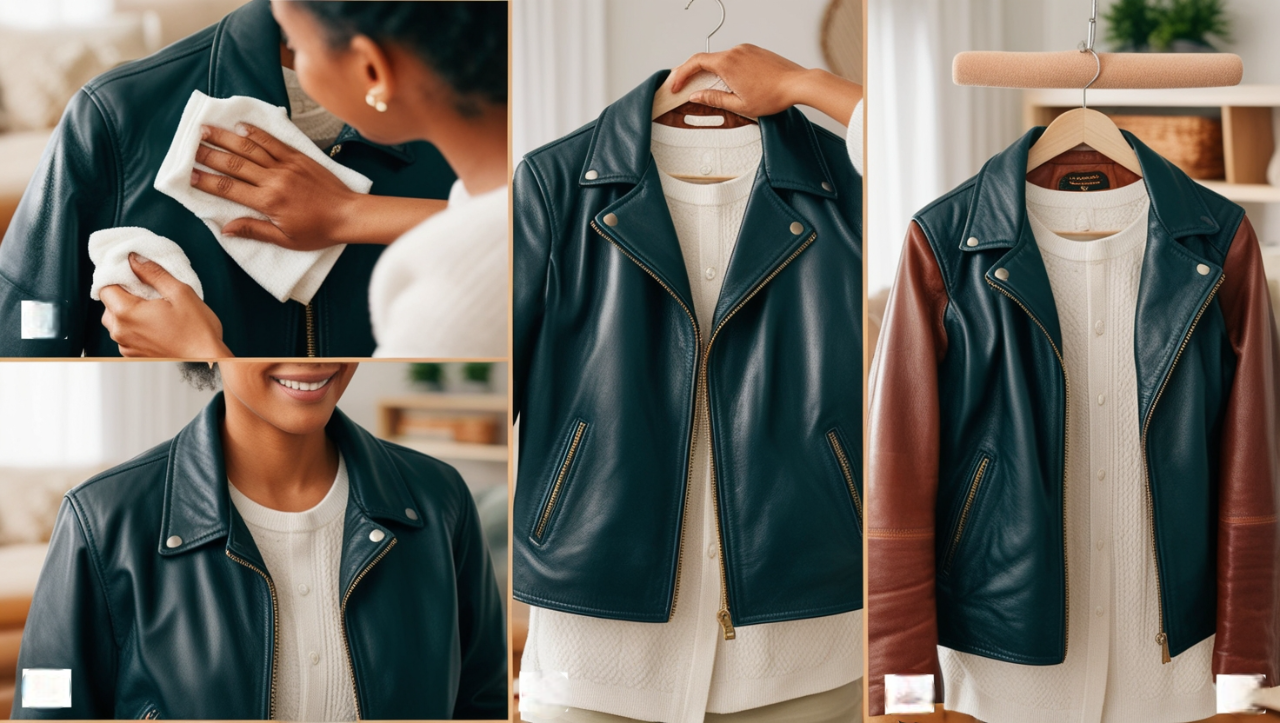 how to care leather jacket
