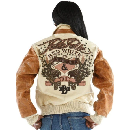 Pelle Pelle Red White & True Cream Jacket | Women Jacket view 2