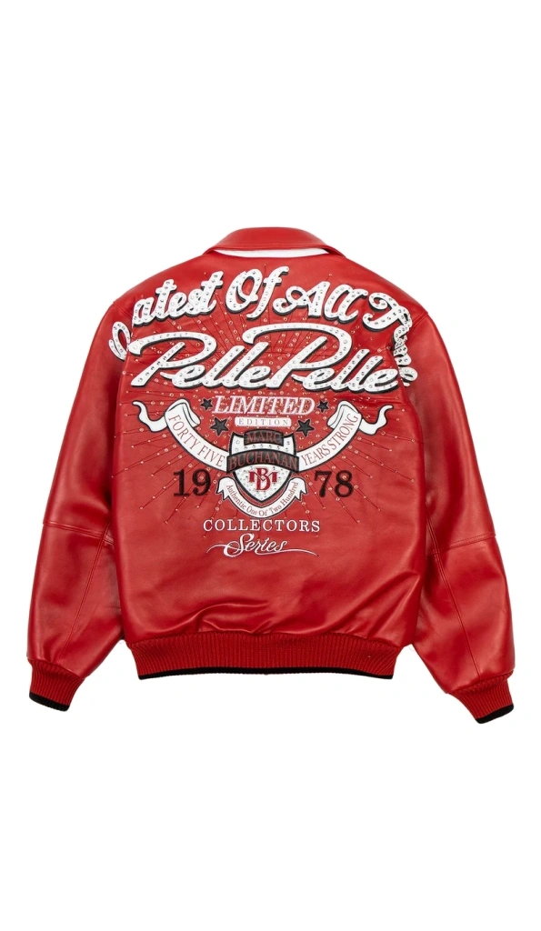 Pelle Pelle Red Collector Series Leather Jacket | G.O.A.T
