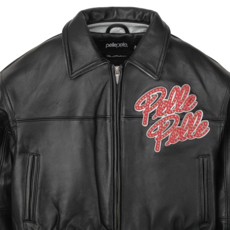 World Soda Club Womens Black Crop Jacket view 3