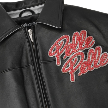 World Soda Club Womens Black Crop Jacket view 4