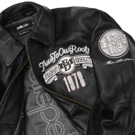 PELLE PELLE WHITE TRUE TO OUR ROOTS LEATHER JACKET view 3