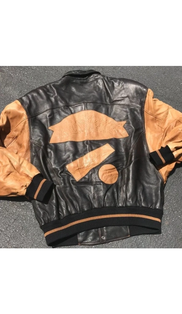 Pelle Pelle Black Beige MB Leather Jacket