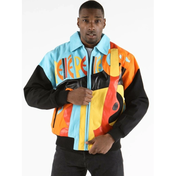 Pelle Pelle Men Picasso Wool Leather Jacket view 2