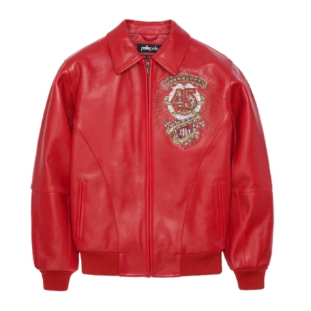 Pelle Pelle Red Collector Series Studs Jacket | MB Jacket view 2