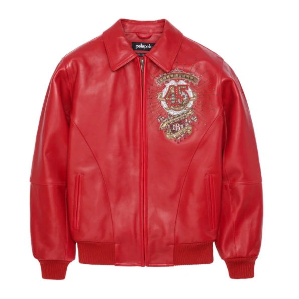 Pelle Pelle Red Collector Series Studs Jacket | MB Jacket view 2