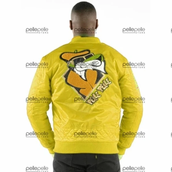 Pelle Pelle Yellow Cool Cat Leather Jacket | Men Jacket