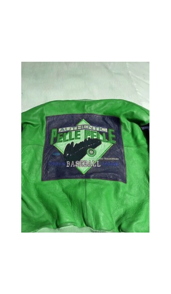 Pelle Pelle Green Baseball Champion MB Jacket