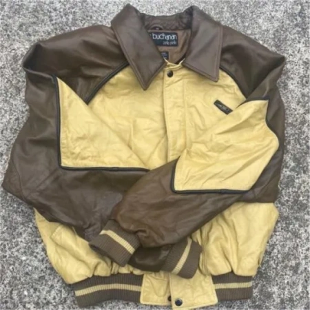 Pelle Pelle World Peace Varsity Leather Jacket | MB Jacket view 2