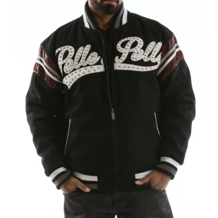 Pelle Pelle Black And Dark Brown Wool Jacket | Men Jacket view 2