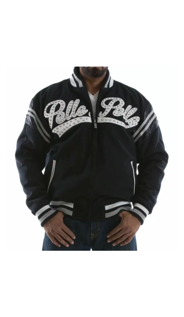 Pelle Pelle Navy Blue Vintage Wool Jacket | Men Jacket