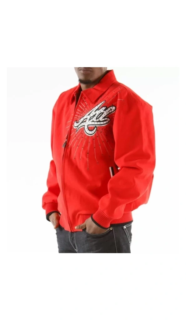 Pelle Pelle Tribute Atlanta Men Red Jacket | Wool Jacket