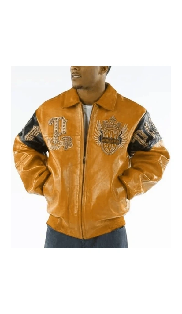 Pelle Pelle Men Mustard MB Leather Jacket | Empire Jacket