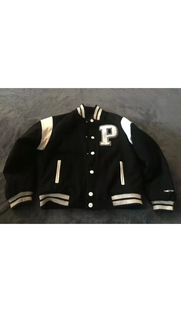 Pelle Pelle Women Black Varsity Wool Jacket