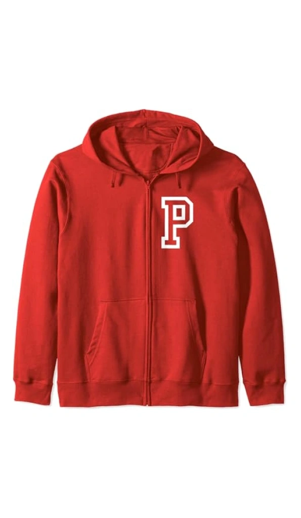 Pelle Pelle Red Hooded Wool Jacket