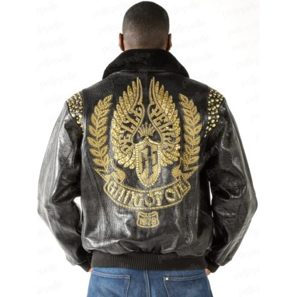 Pelle Pelle Men Gang Of One Black Jacket | Leather Jacket