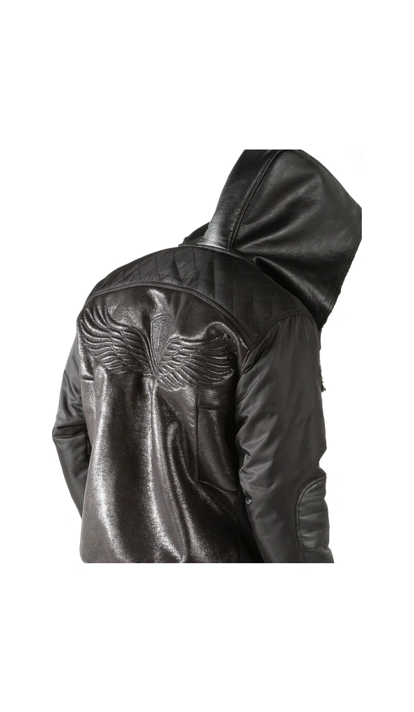 Pelle Pelle Black Wings Men Leather Jacket