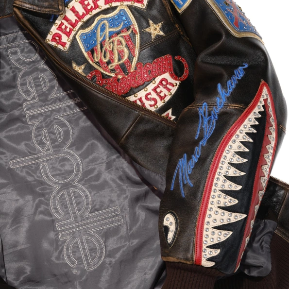Pelle Pelle Black Rub Buff Leather Jacket | American Bruiser view 5