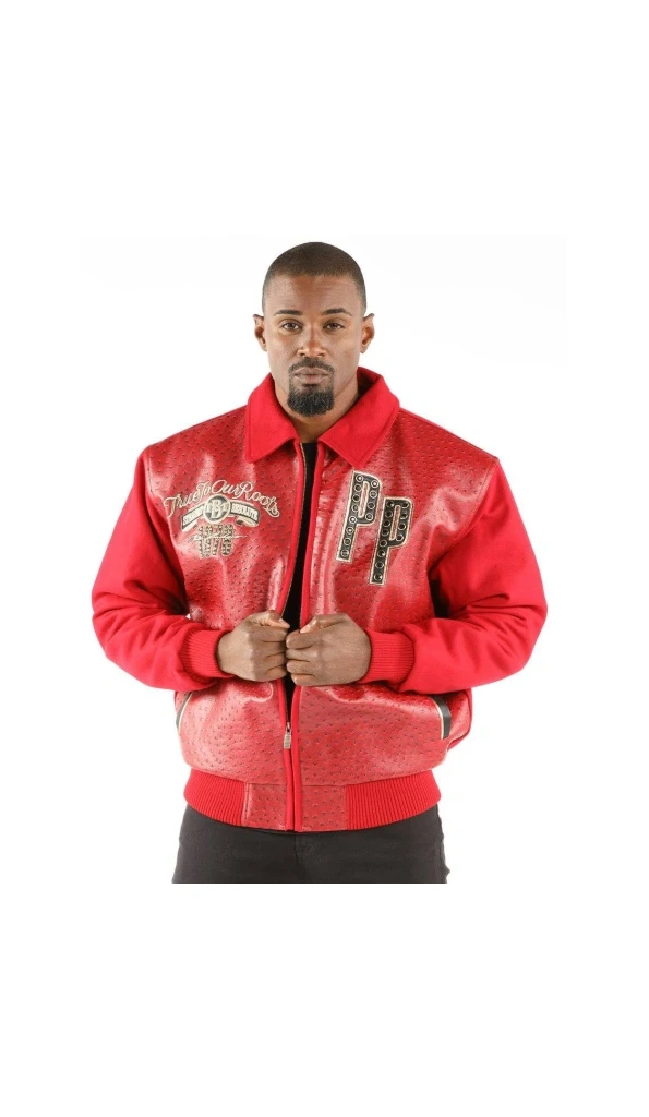 Pelle Pelle Men True To Our Roots Red Jacket