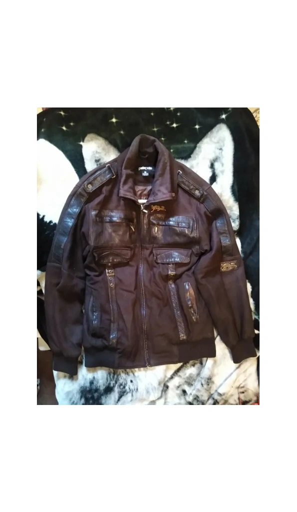 Pelle Pelle Classic Dark Brown Wool Jacket