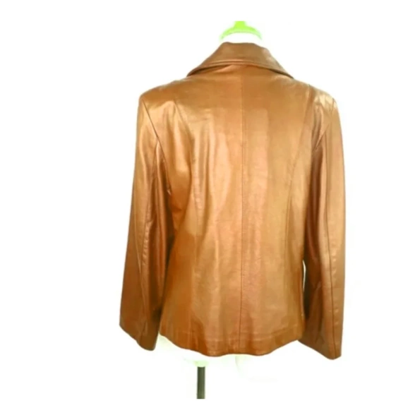Pelle Pelle Women Karpeta Leather Jacket | Brown Jacket view 2