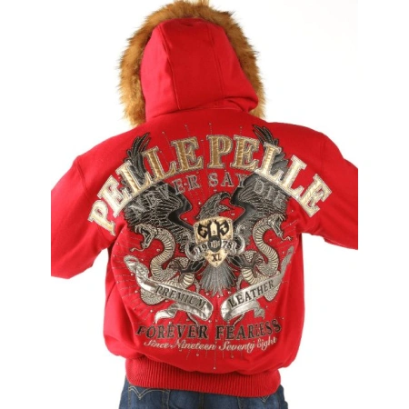 Pelle Pelle Red Forever Fearless MB Wool Jacket | Men Jacket view 2