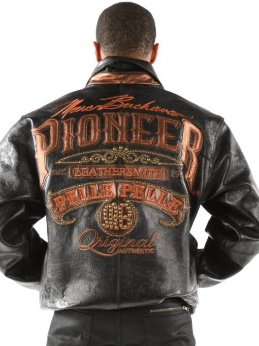 Pelle Pelle Men Leathersmith Black MB Jacket view 2