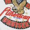 Pelle Pelle White American Bruiser Plush Womens Crop Jacket