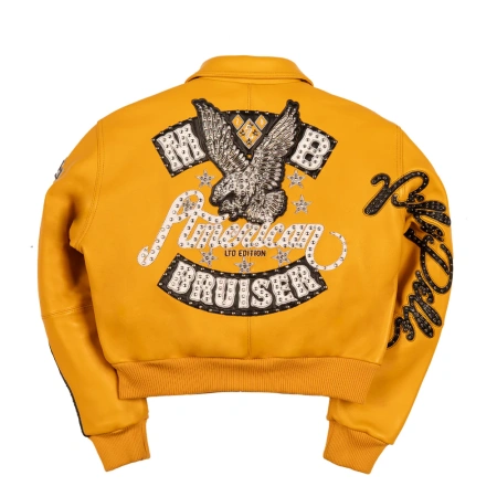 Pelle Pelle American Bruiser Womens Cropped Jacket view 2