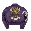 Pelle Pelle American Bruiser Womens Crop Purple Jacket