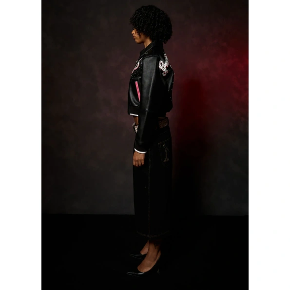 Pelle Pelle Greatest Of All Time Womens Crop Jacket
