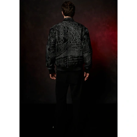 Pelle Pelle NYC Boro Quilted Black Jacket view 3