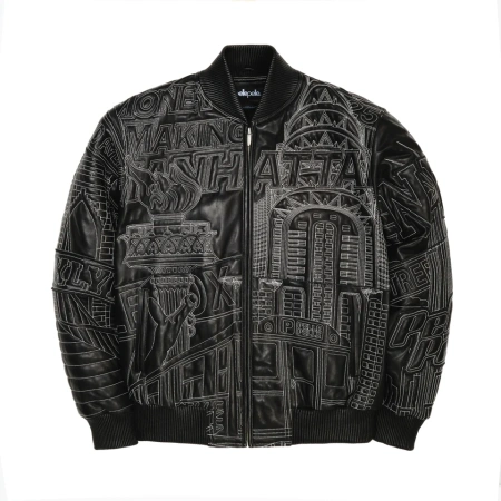 Pelle Pelle NYC Boro Quilted Black Jacket