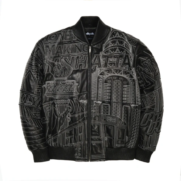 Pelle Pelle NYC Boro Quilted Black Jacket