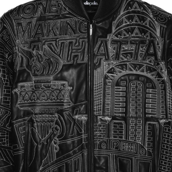 Pelle Pelle NYC Boro Quilted Black Jacket