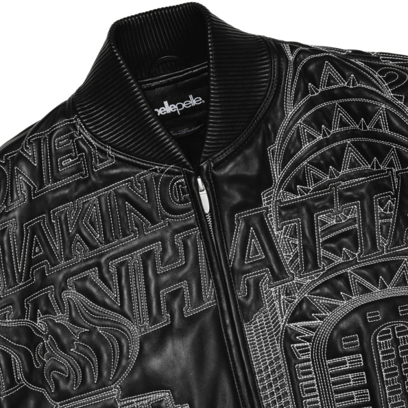 Pelle Pelle NYC Boro Quilted Black Jacket