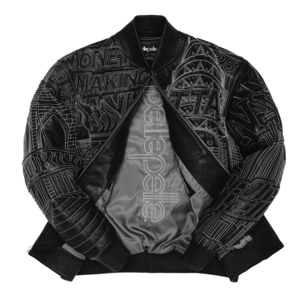Pelle Pelle NYC Boro Quilted Black Jacket