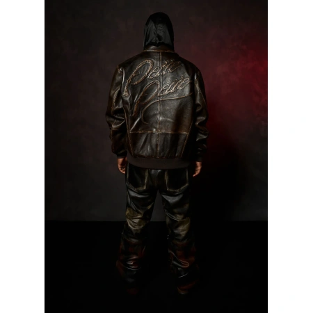 Two Tone Pelle Pelle Brown Jacket view 3