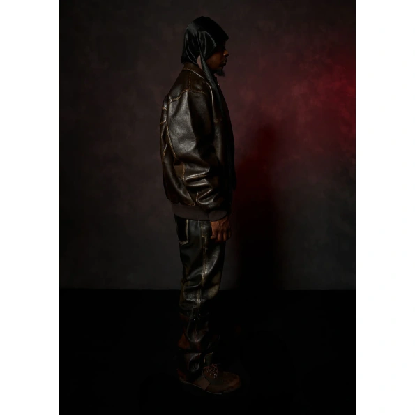 Two Tone Pelle Pelle Brown Jacket