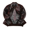Two Tone Pelle Pelle Jacket Black & Red