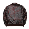 Two Tone Pelle Pelle Jacket Black & Red