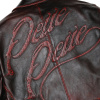 Two Tone Pelle Pelle Jacket Black & Red